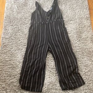 Black Pinstripe Jumper